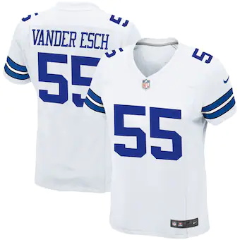 youth nike leighton vander esch white dallas cowboys team g